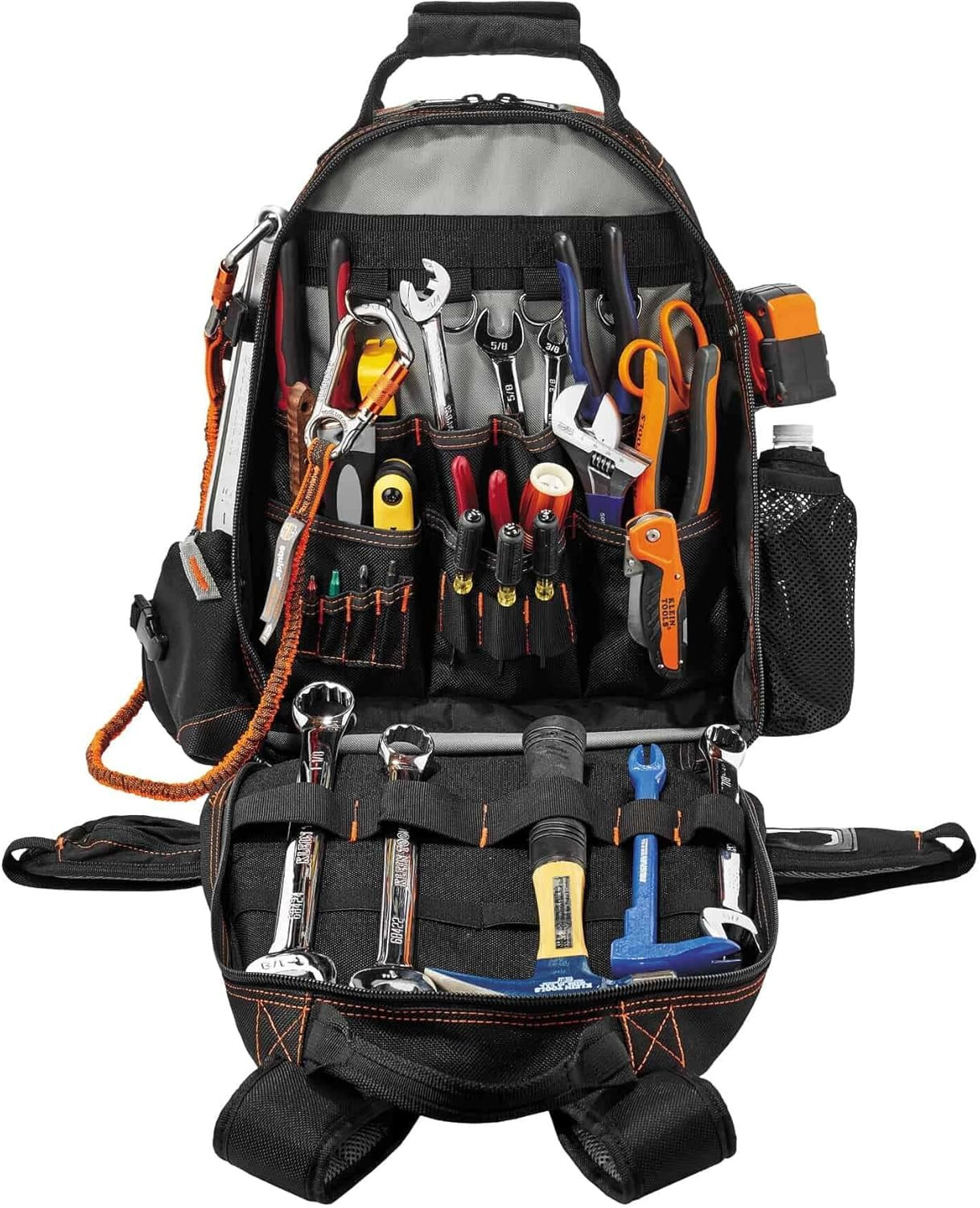 Arsenal 5843 Tool Backpack Dual Compartments,Black,Regular