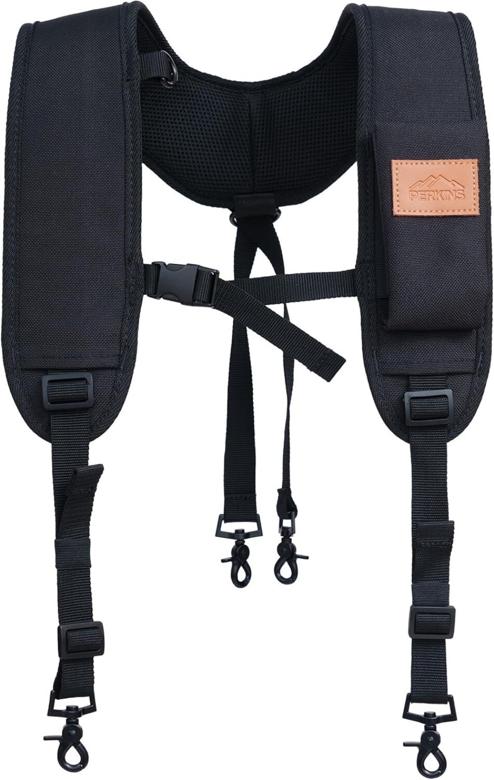 Perkins Builder Brothers Essential Tool Belt Set With Suspenders, Medium