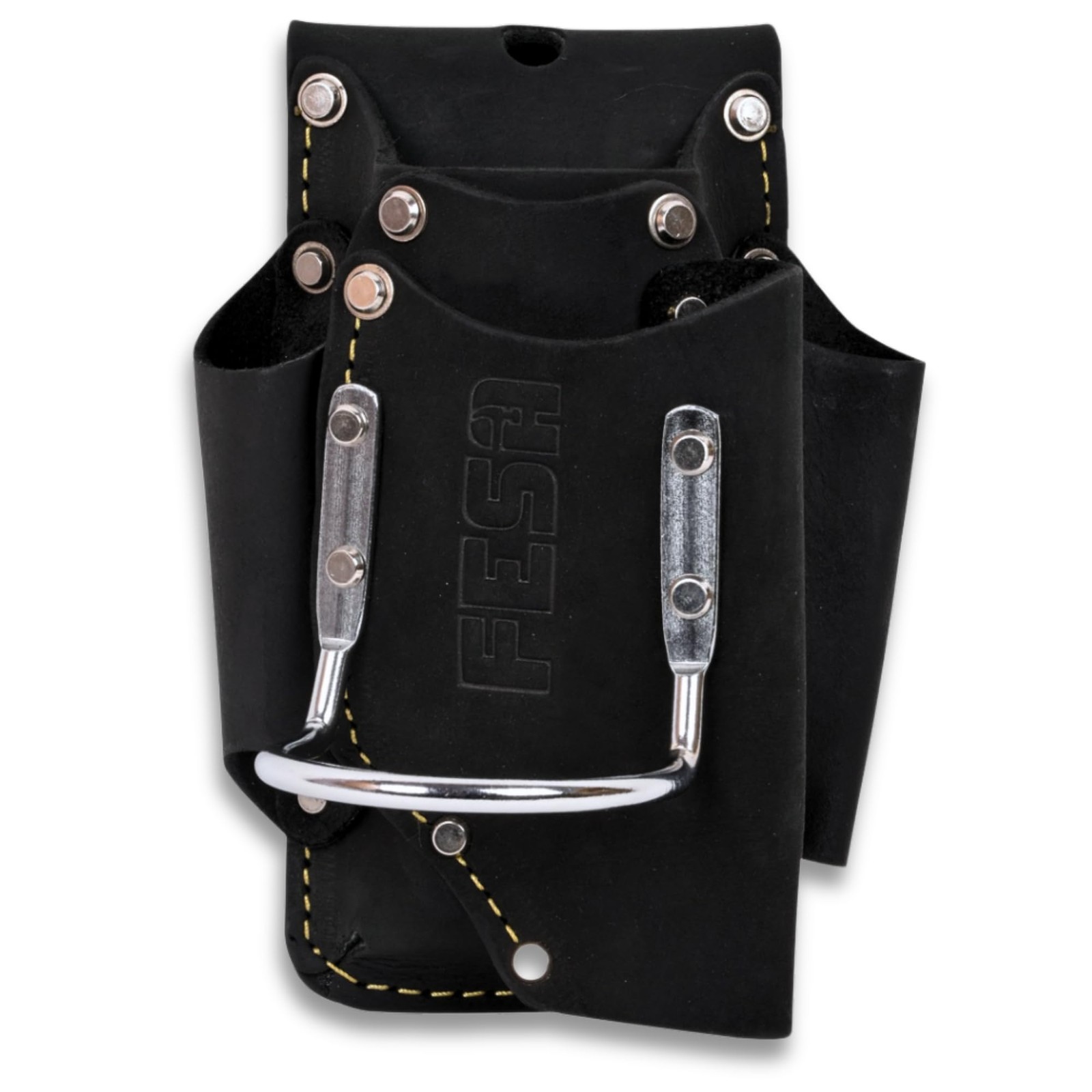 Small Leather Tool Pouch – 5-in-1 Heavy Top Grain Leather Small Tool Pouch wi…