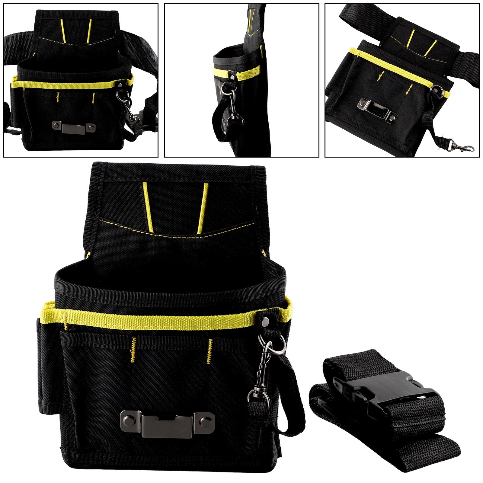 Tool Bag Waist Storage 24*17*4cm 600D Oxford Fabric Belt Tool Electrician