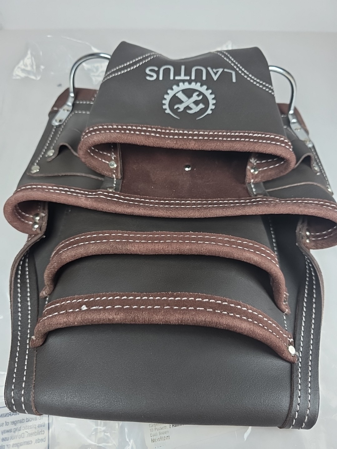 Oil Tanned Leather Tool Pouch Bag | Carpenter, Construction, Framers, Handyma…