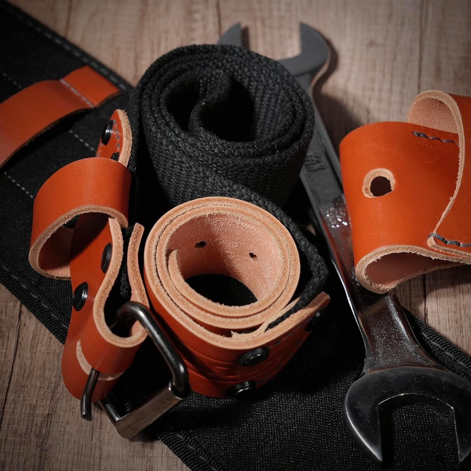 WELKINLAND 22-Pocket Buffalo Leather Tool Belt Bags *NEW*