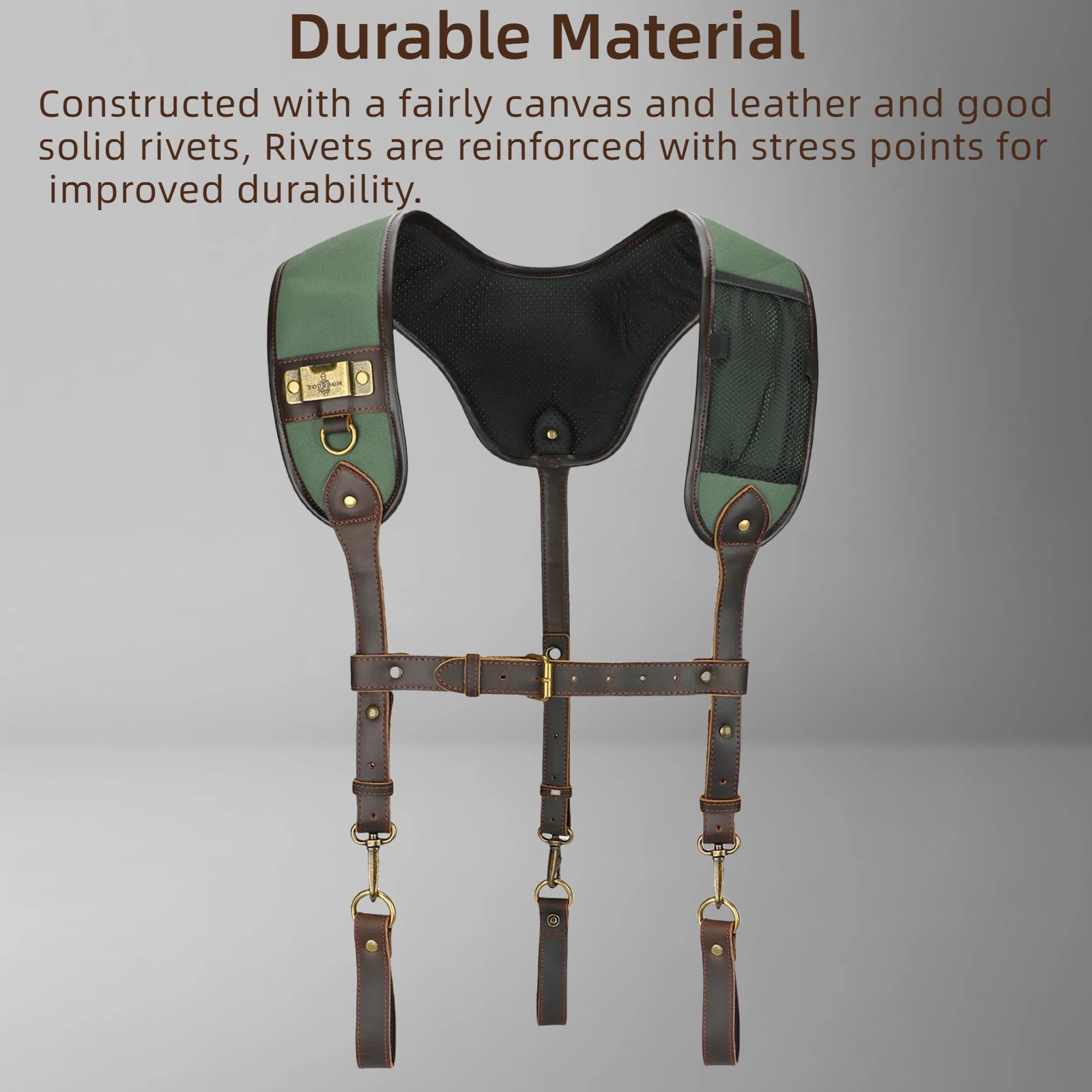Tourbon Tool Harness Suspenders Carpenter Rig Bag Electrician Tools Belt Bag