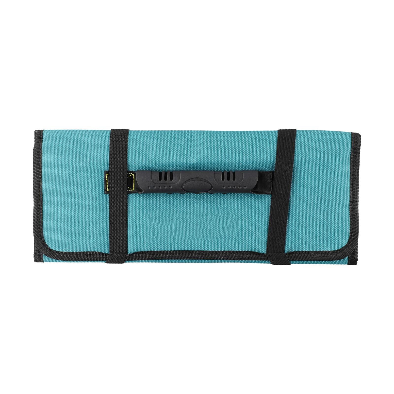 Sturdy Tool Storage Bag for Electricians 600D Oxford Cloth Zippered Pockets