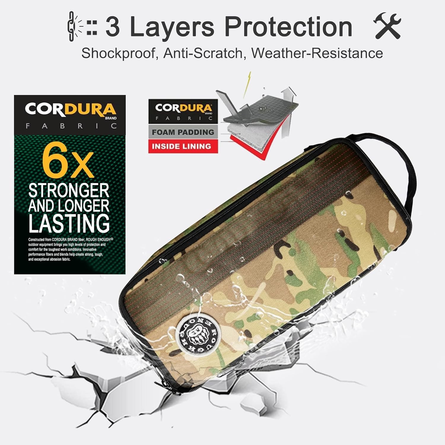 Padded Tool Case Rough Enough 12 Inch Camo