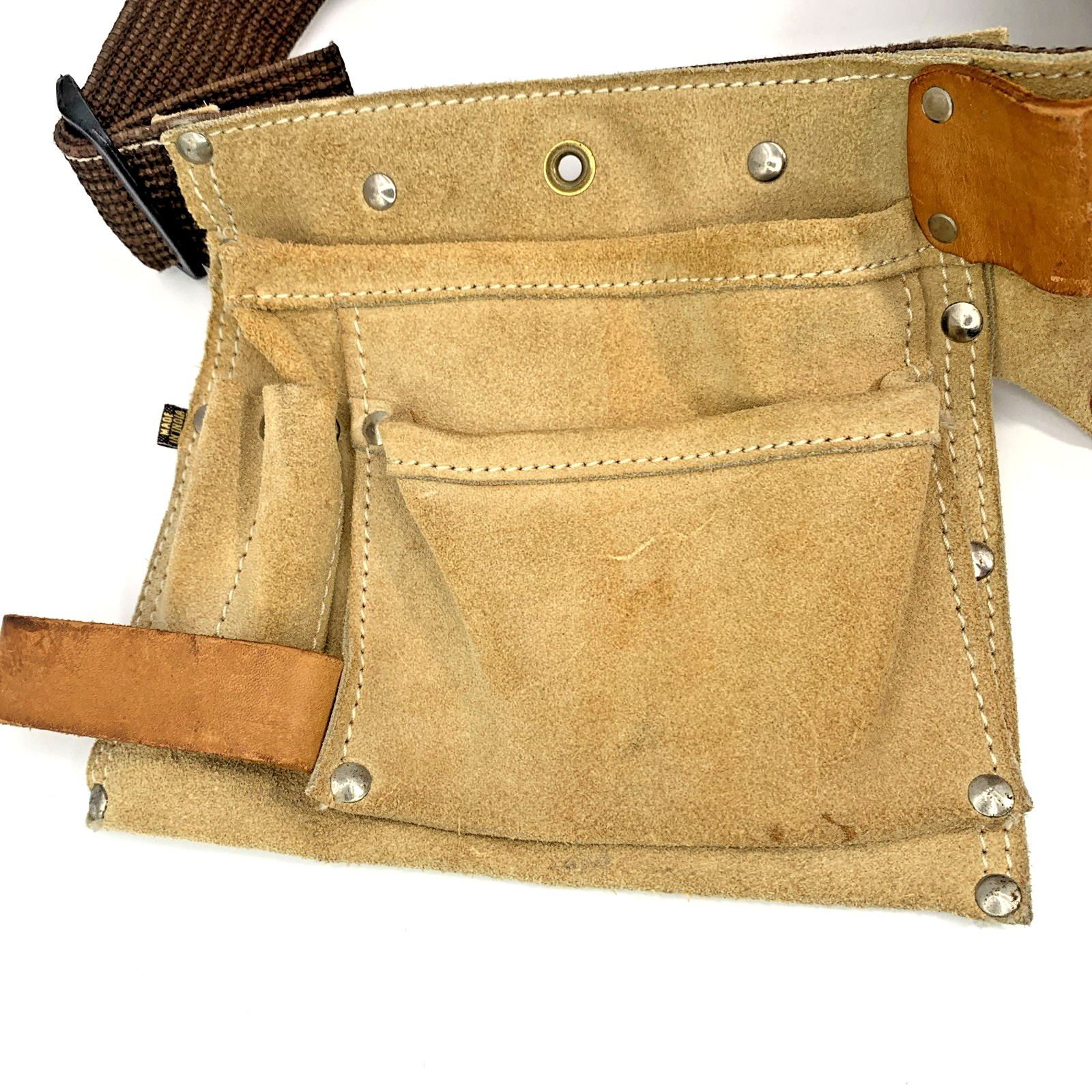 Professional Choice 1370X3 Genuine Leather Carpenter Tool Belt NOS New Old Stock