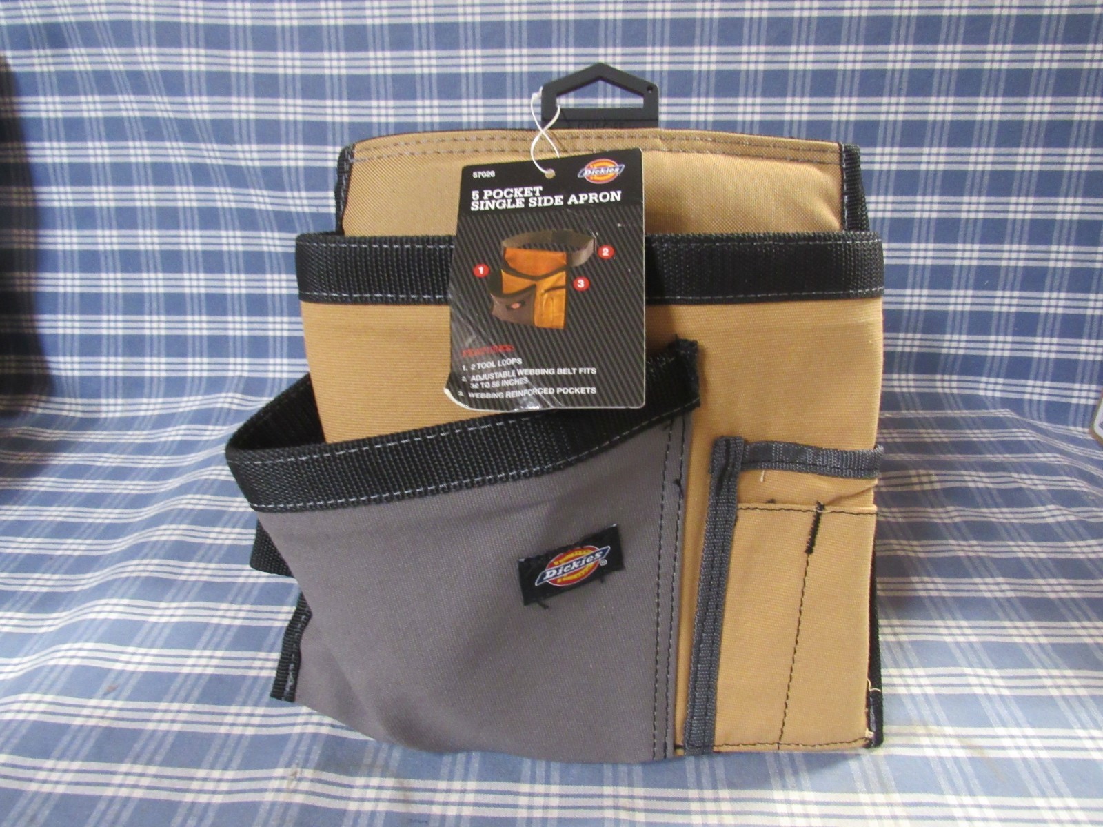 Dickies 5-Pocket Single Side Tool Belt Pouch/Work Apron (New) FAST FREE SHIPPING