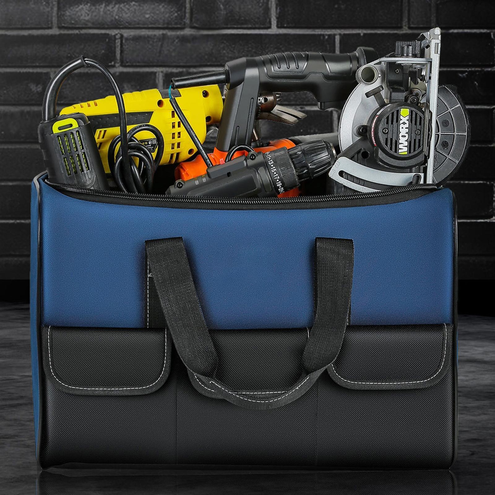 Multifunction Oxford Cloth Tool Bag Waterproof Electrician Tool Storage Tote