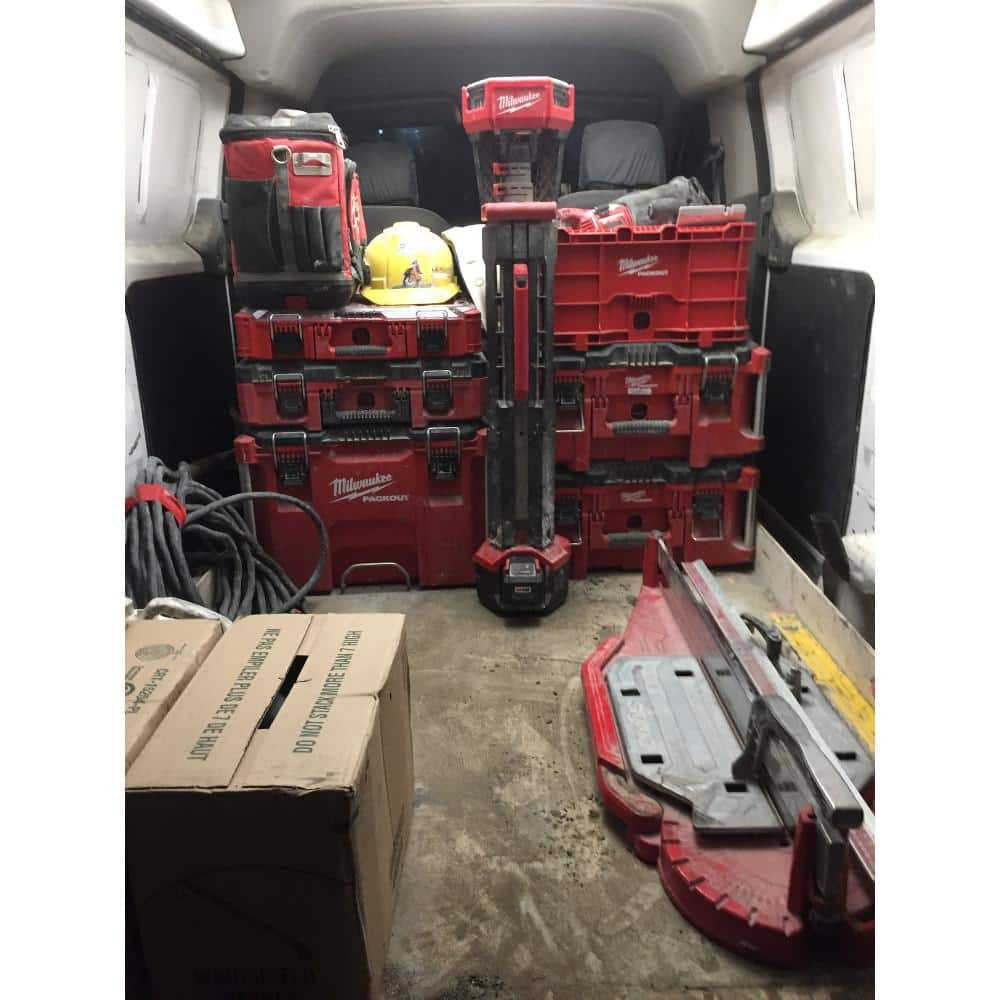 15.75 In. Packout Cooler Bag | Milwaukee Jobsite Lunch Storage Red Modular W/