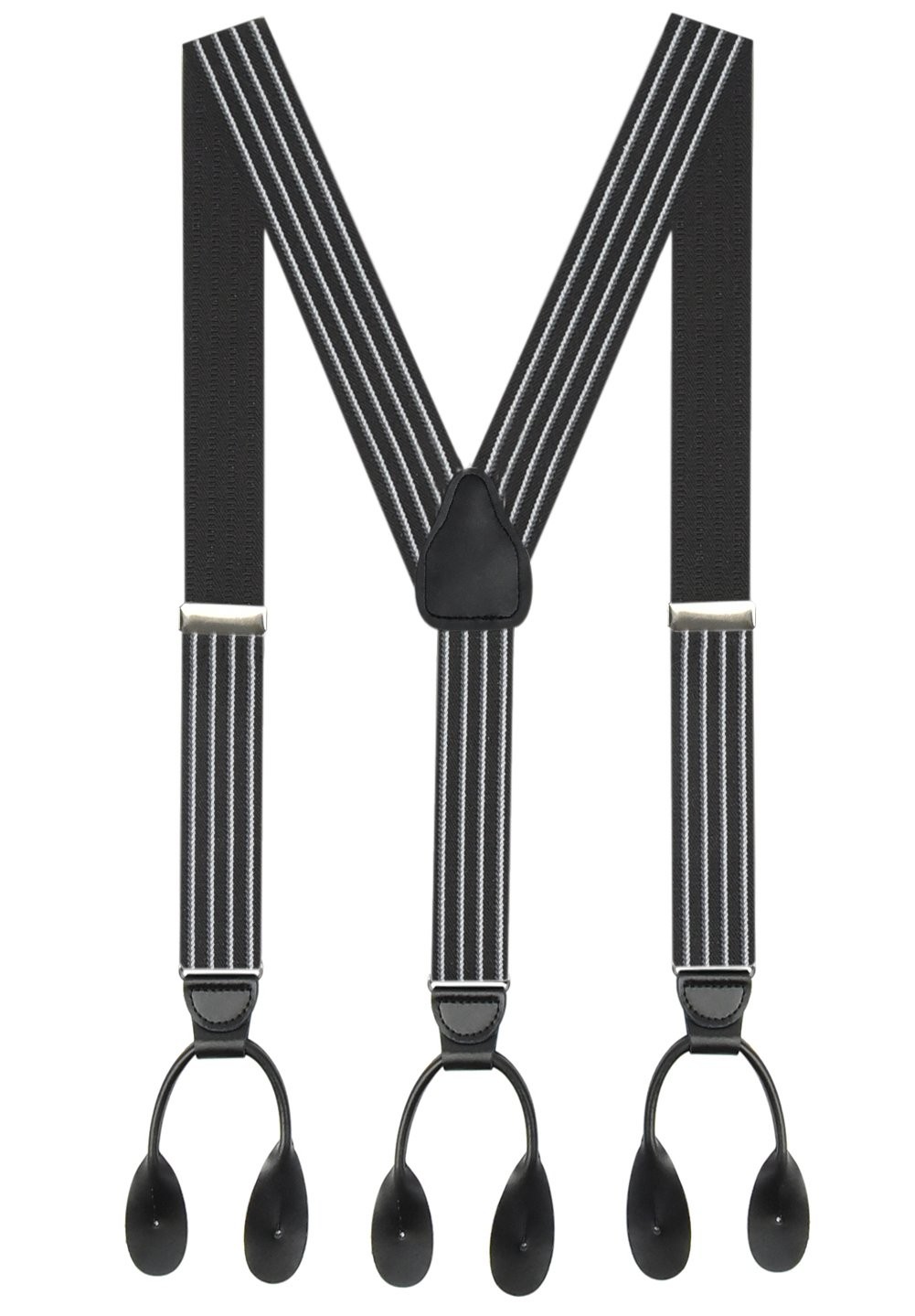 Hold’Em 1 ¼ Fancy Stripes and Solid Regular – 46″, Summit Stripe Black