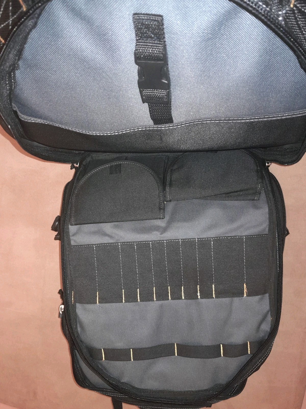 CLC Black Work Gear Leathercraft 1132 75-Pocket Tool Backpack New without Tag