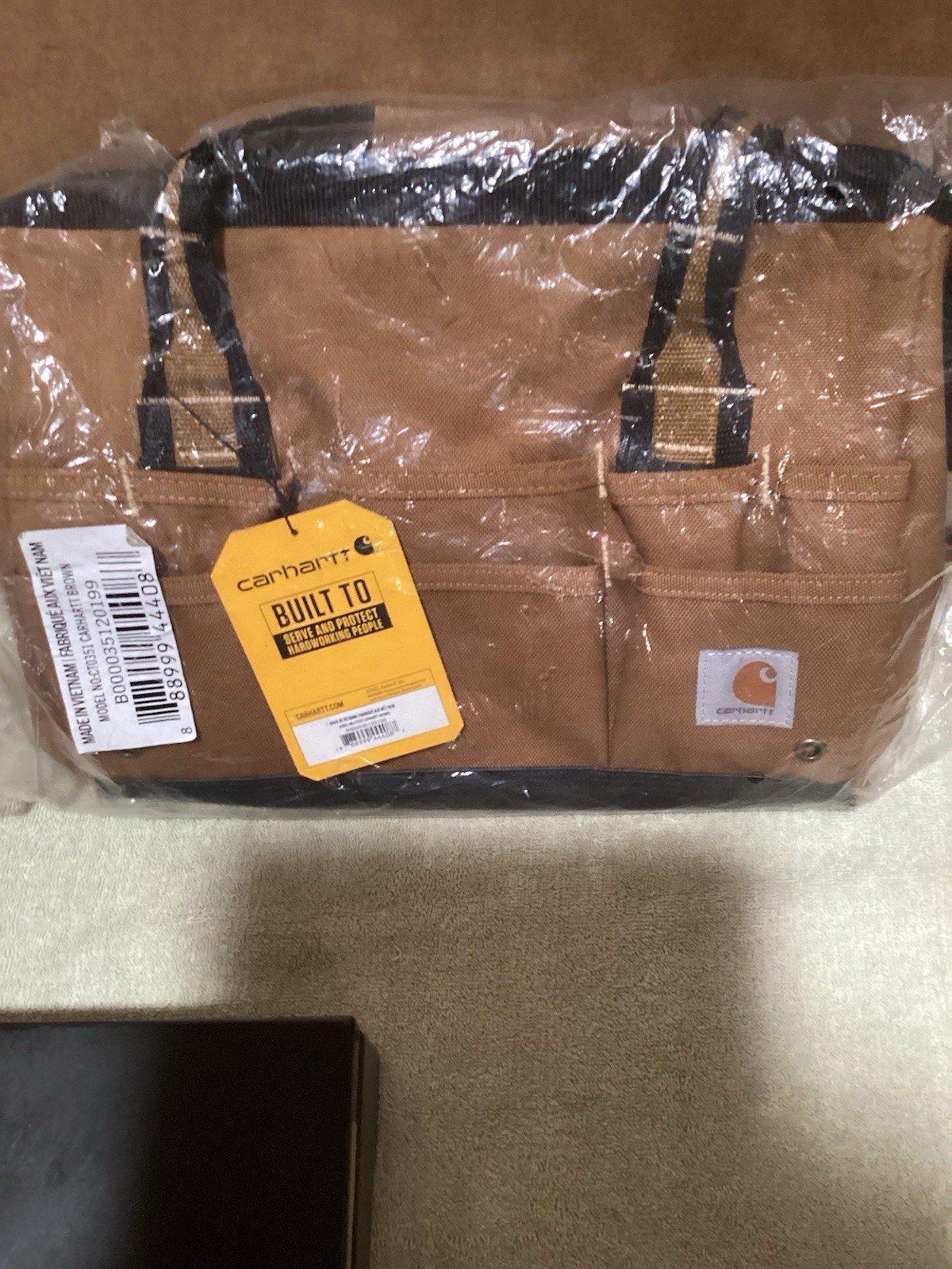 Carhartt 14 Inch Heavyweight Tool Bag with 26 Pockets, NWT