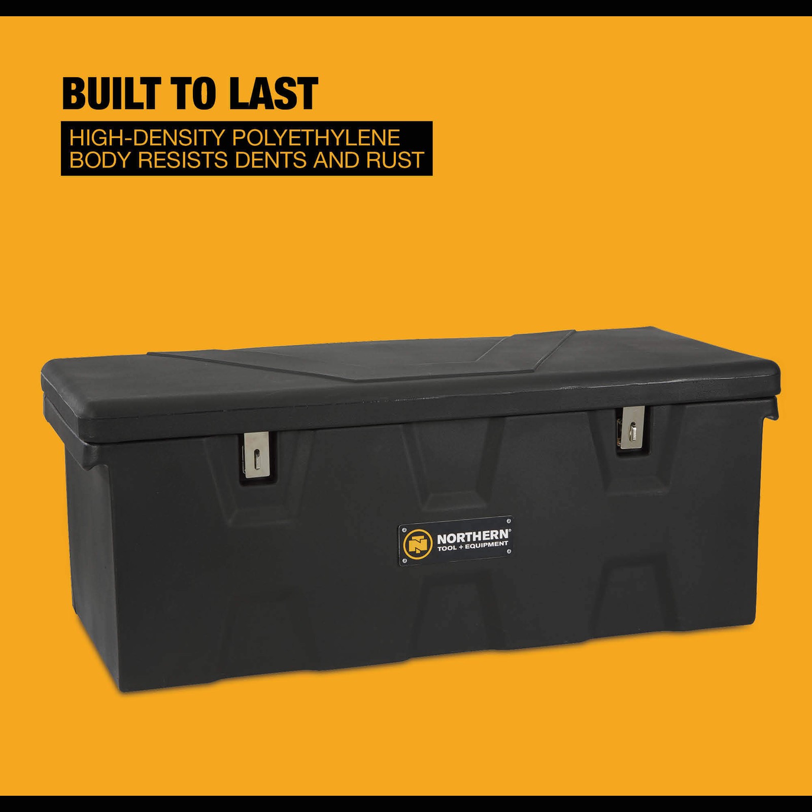 Northern Tool + Equipment 44in. Polyethylene All-Purpose Chest, Black