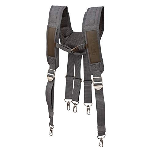 Cooling Mesh Padded Tool Belt Suspenders, Durable, Steel Hardware, Chest 1