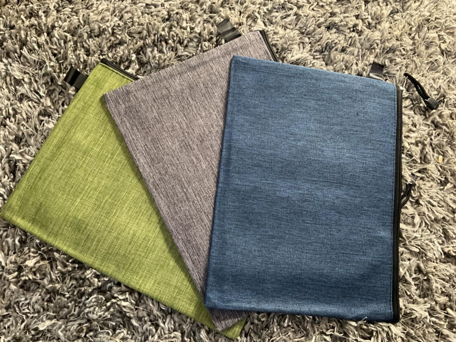 Tool Pouches With Zipper 3 Pack Waterproof Small Tool Bag 7.9 x 11.4 inches