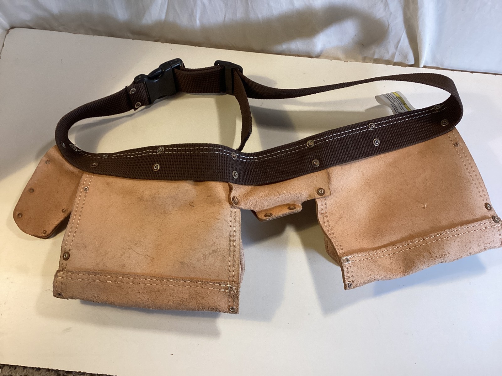 Voyager 10 Pocket Carpenter’s Tool Belt Split Leather Side-Release Buckle