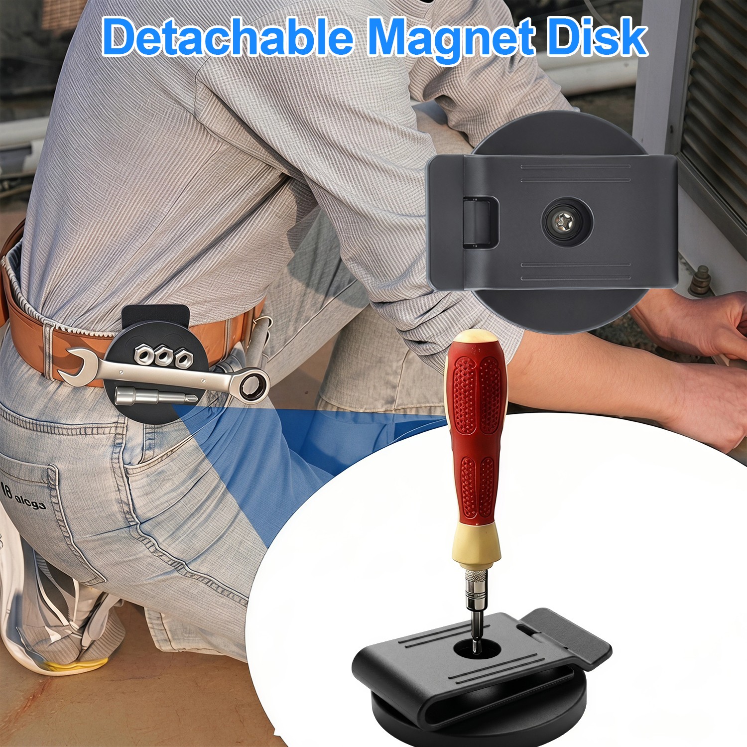 Magnetic Tool Belt Clip Heavy Duty Holster Strong Tool Holder for Tools- 2styles