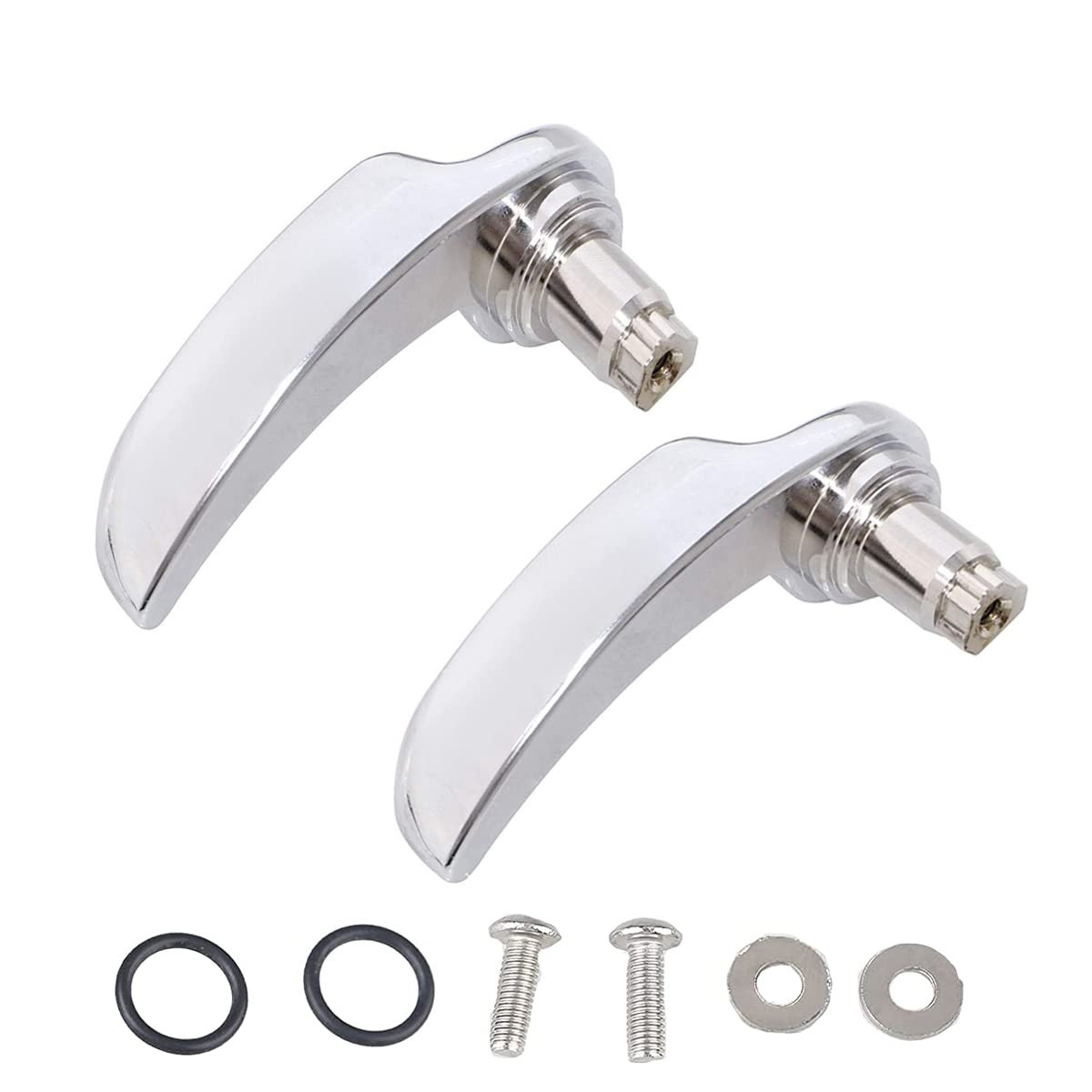 YHMOTO Saddlebag Latch Lever Saddle Bag Latch Kit Lifter Aluminum Compatible …