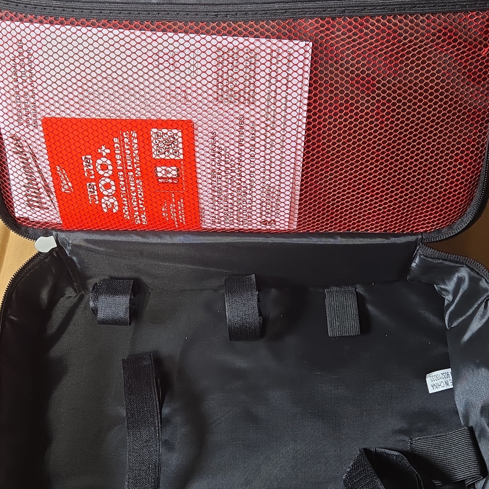 Milwaukee M12 FUEL Medium Tool Bag Red Black Fabric With Handle