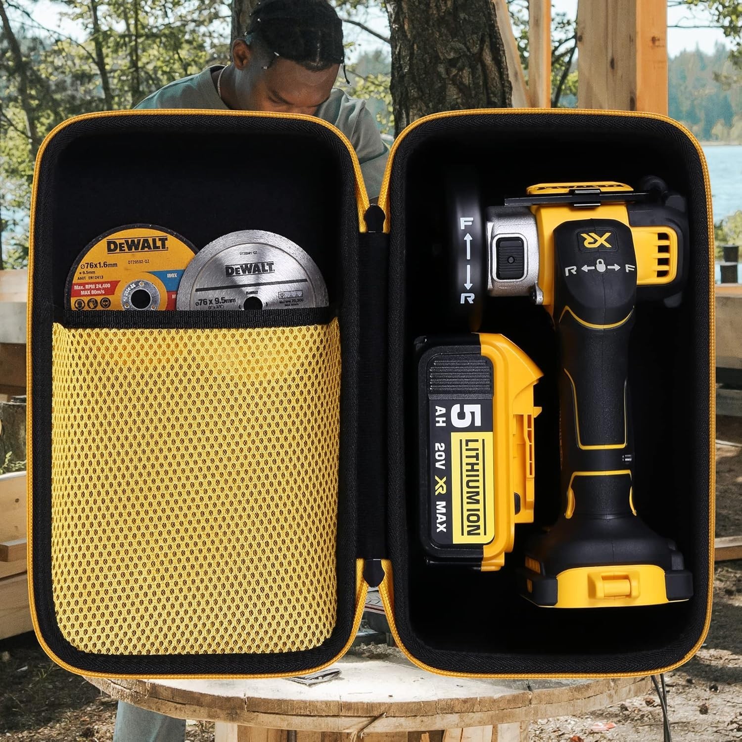 Hard Carrying Case Replacement for DEWALT 20V MAX 3 in 1 Brushless Cut Off To…