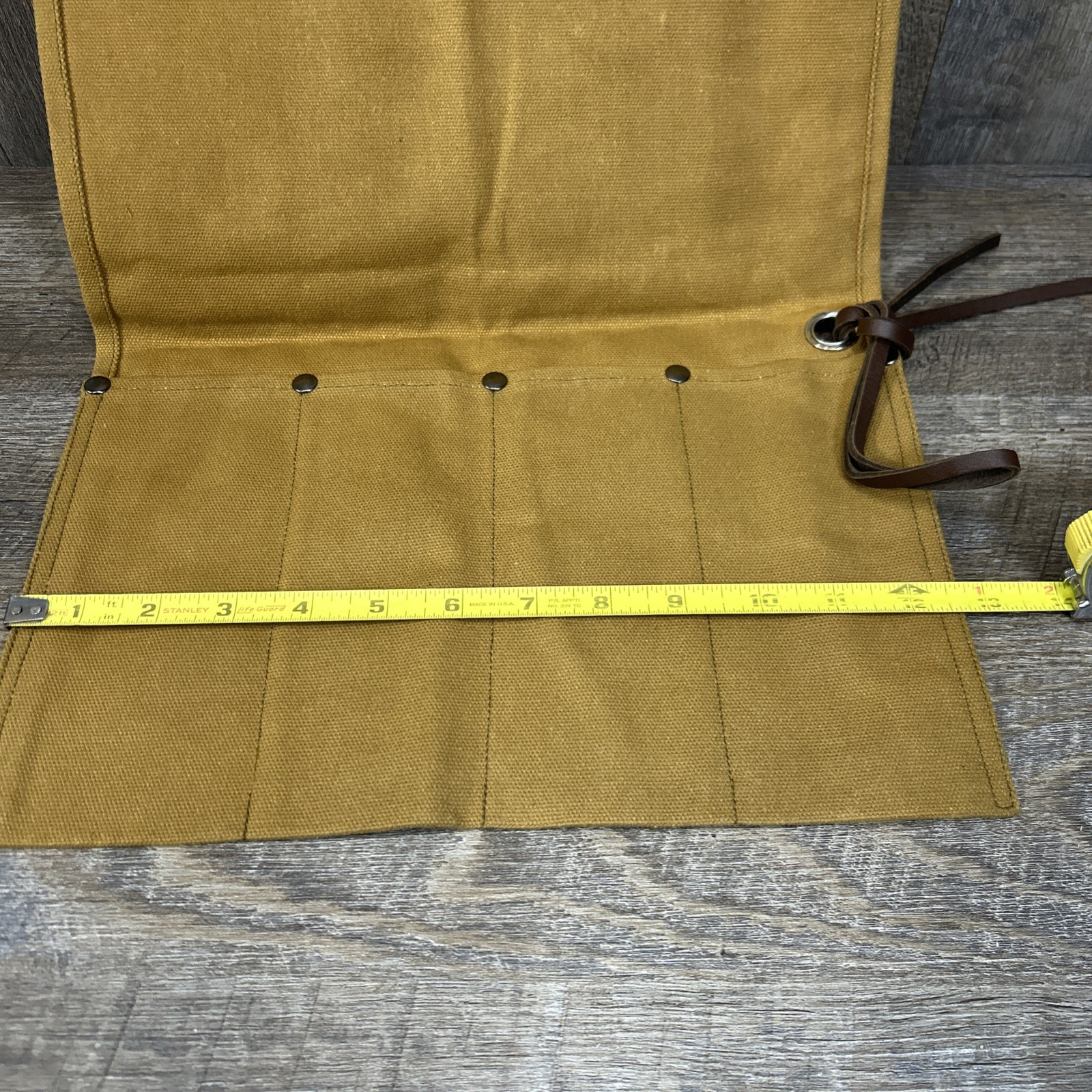 Roll up Canvas Tool Carry Holder Carving Knife Organizer Bag Handy Pouch