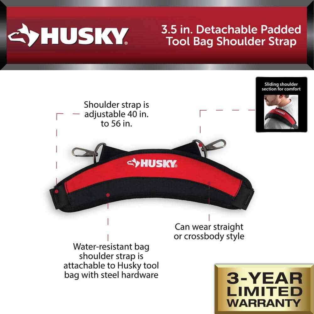 3.5 In. Detachable Padded Tool Bag Shoulder Strap