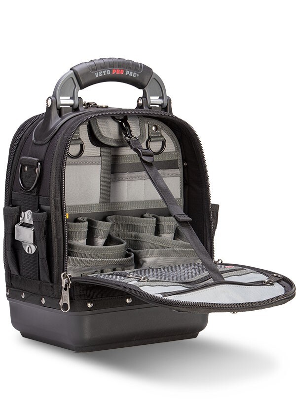 Veto Pro Pac Tech MCT Blackout Buildout Tool Bag with Tool Panel & Tablet Panel