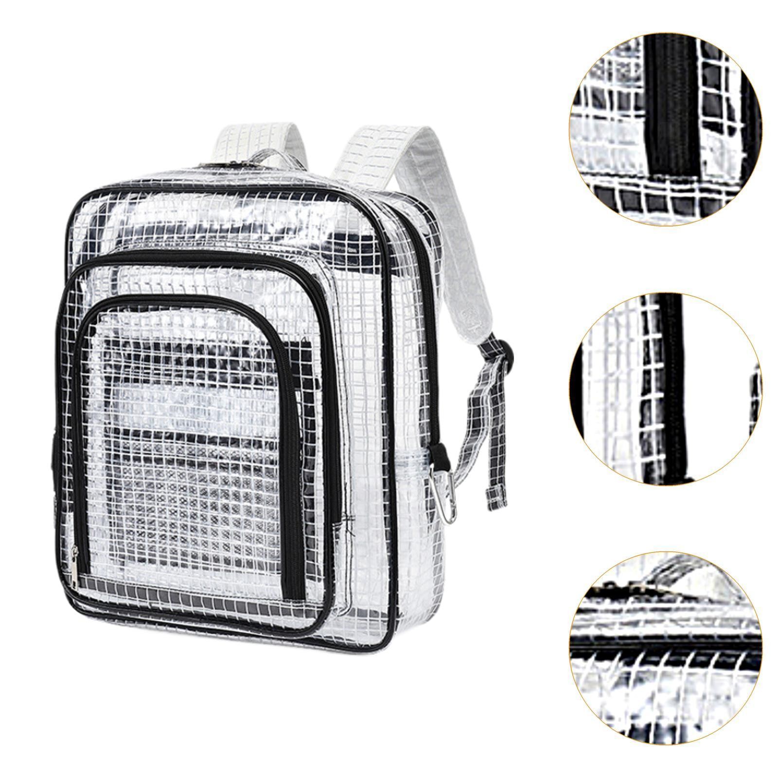 Clear Backpack Cleanroom Tool Bag Portable Storage Transparent Daypack Engineer