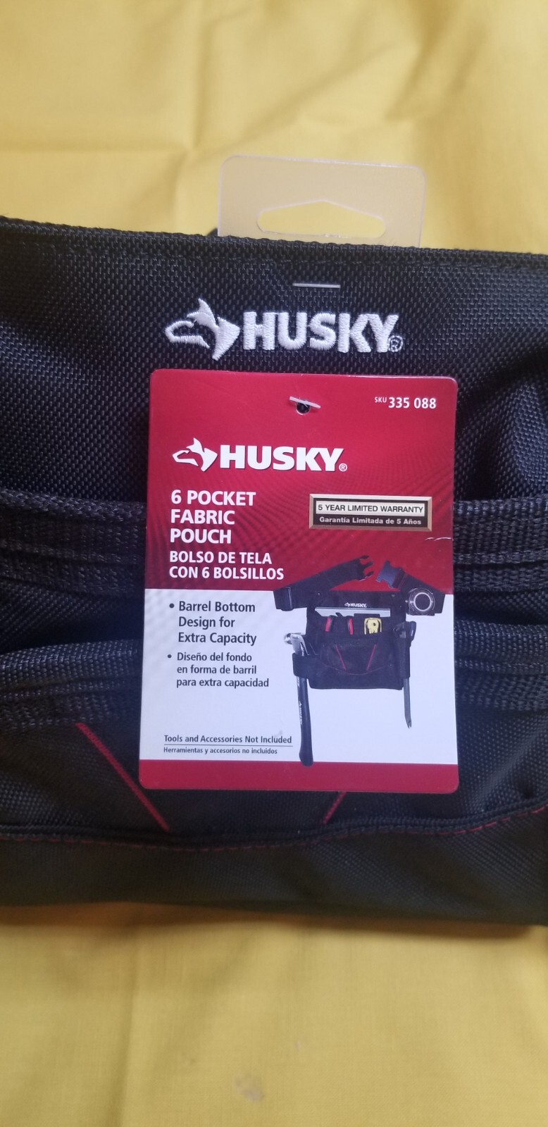 Husky 6 Pocket Fabric Pouch