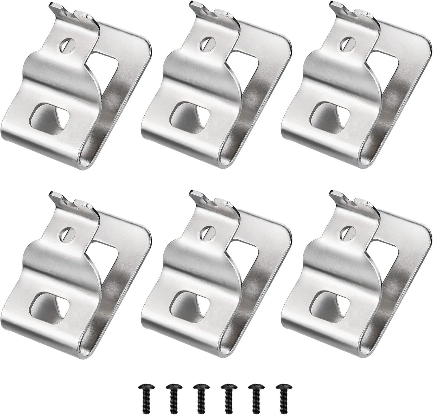 Belt Clips for Dewalt, 6pcs 304 Stainless Steel Drill Tool Clips with Screws …