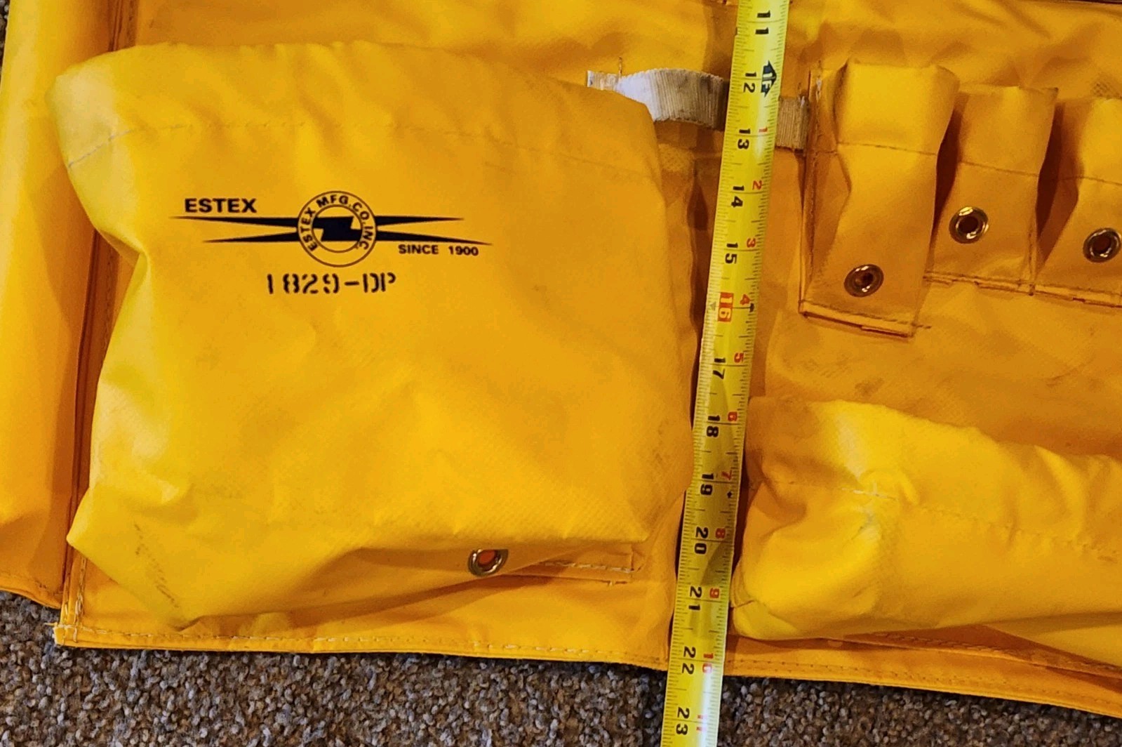 ESTEX 1829-DP Aerial Tool Apron Vinyl Coated Nylon and Canvas