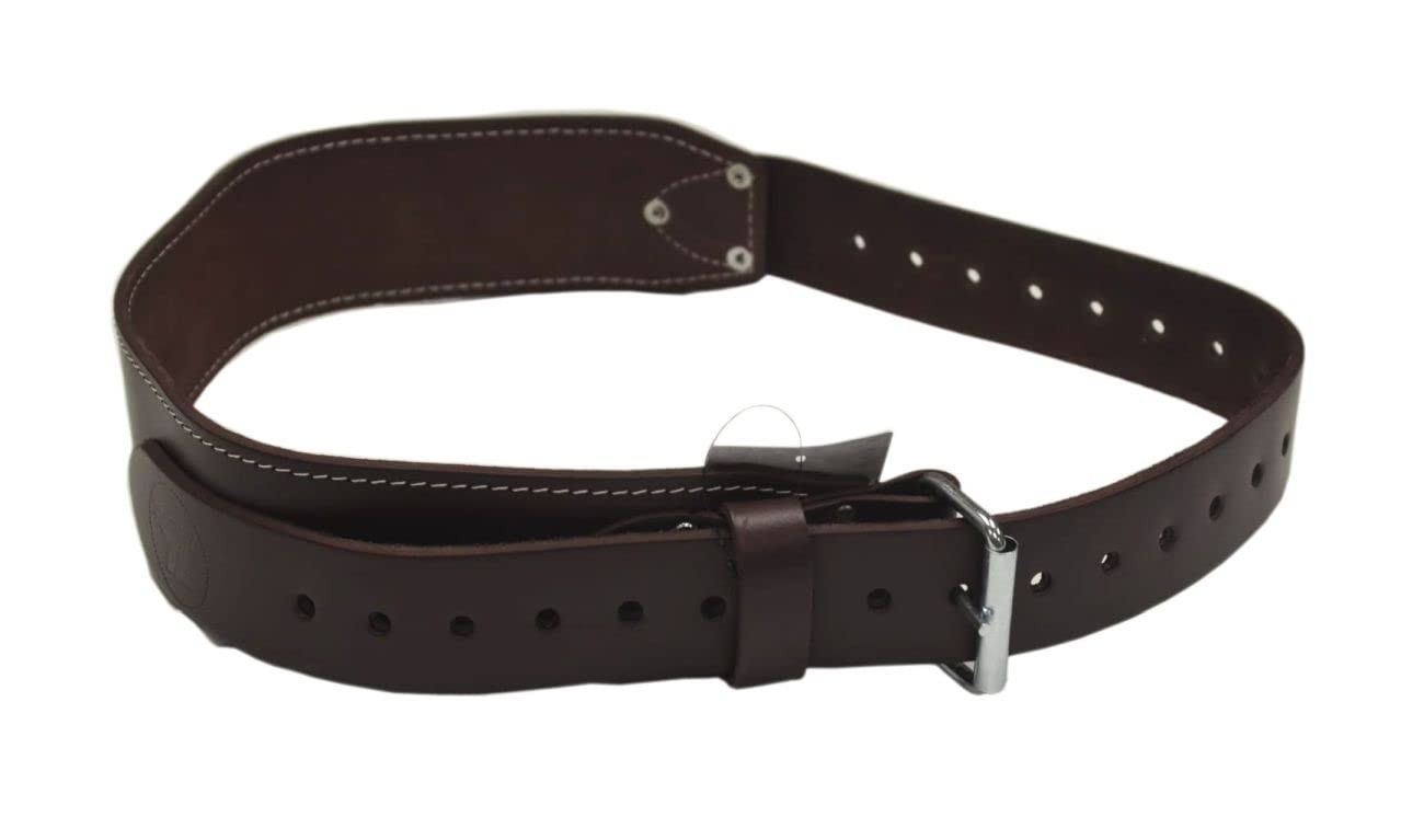 20-176 3in. Heavy Duty Ranger Style Leather Work Belt, Brown