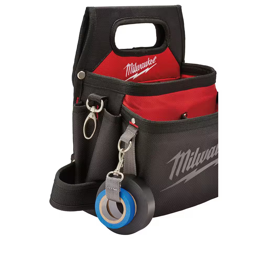 15-Pocket Electricians Tool Pouch/Holster with Quick Adjust Belt and 11-In-1 Mul