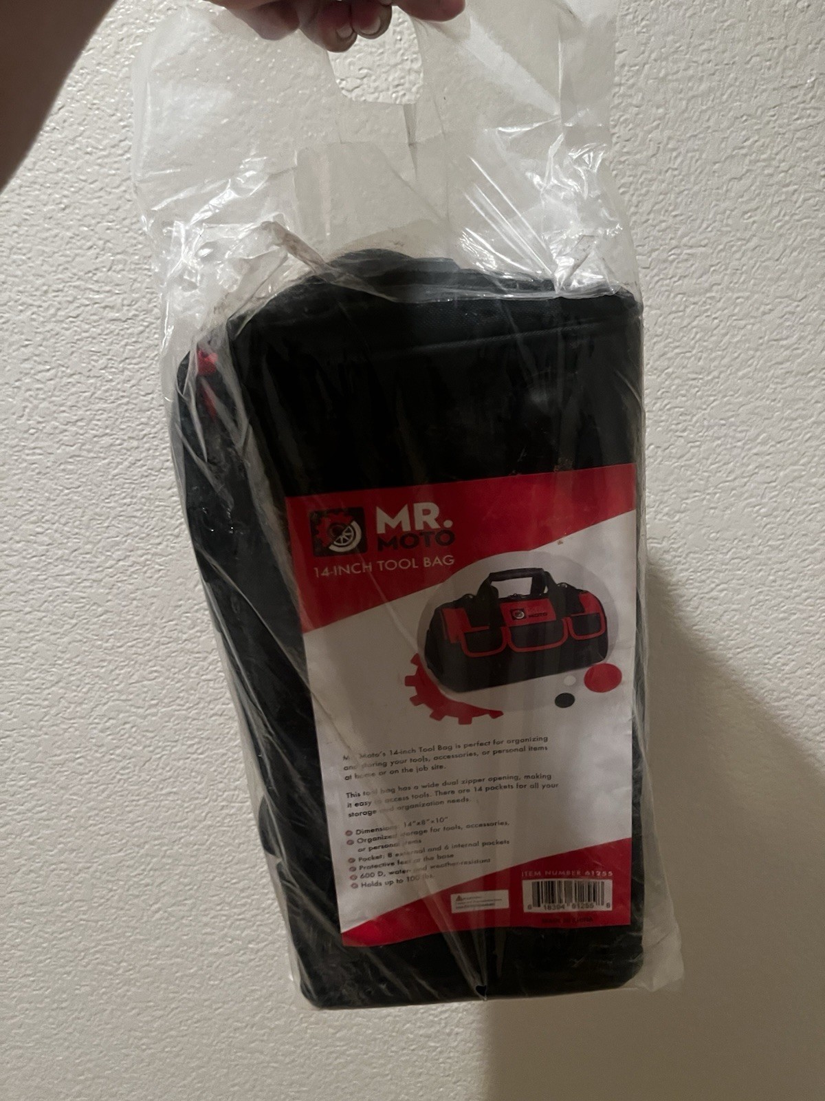 New Mr. Moto 14 inch Tool Bag 14″x8″x10″ holds up to 100lbs
