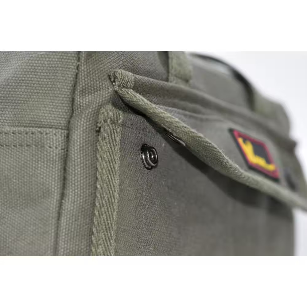 11 In. Government Issued Style Mechanics Heavy-Duty Tool Bag in Olive