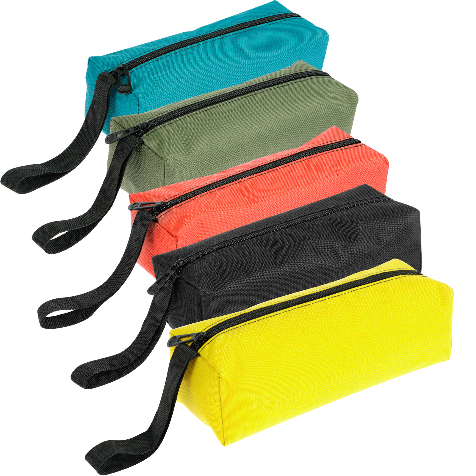 5/10pcs Lot Tool Pouch Canvas Tool Bag Zipper Small Multipurpose Organizer Pouch