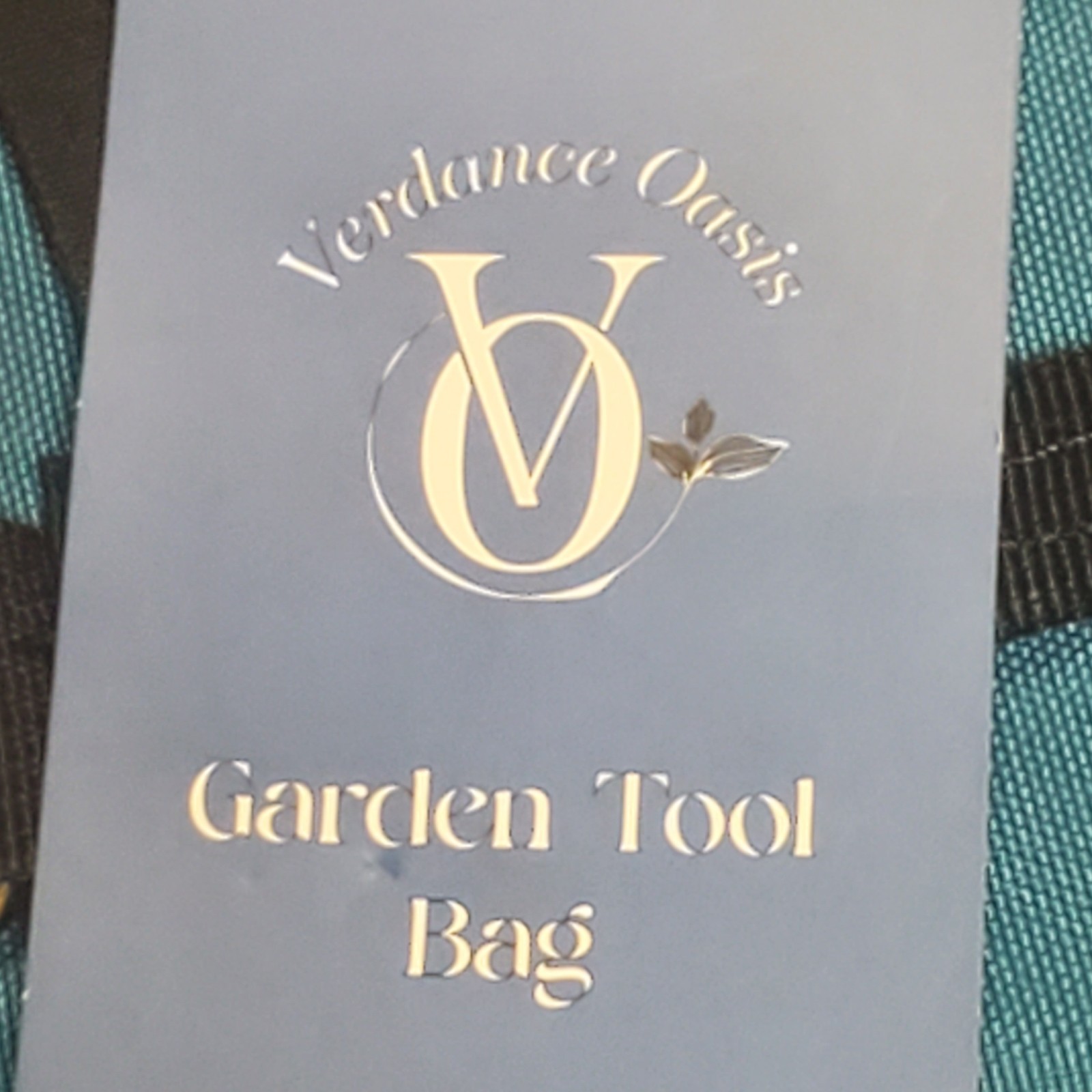 Garden Tool Tote Bag Verdance Oasis Canvas Water Resistant 19 x 12.5 in NWT