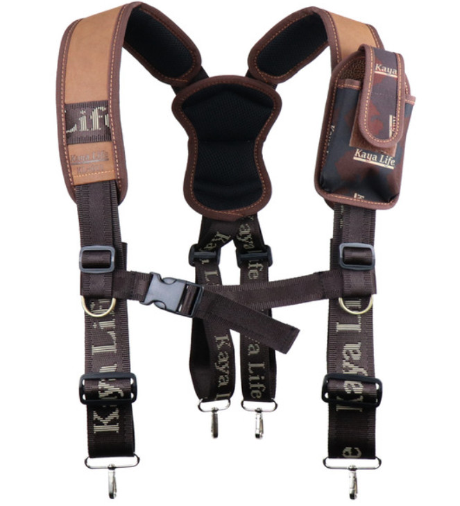KAYALIFE KL-600 Work Tool Belt Set with Suspenders Drill Pouch Holder From KOREA