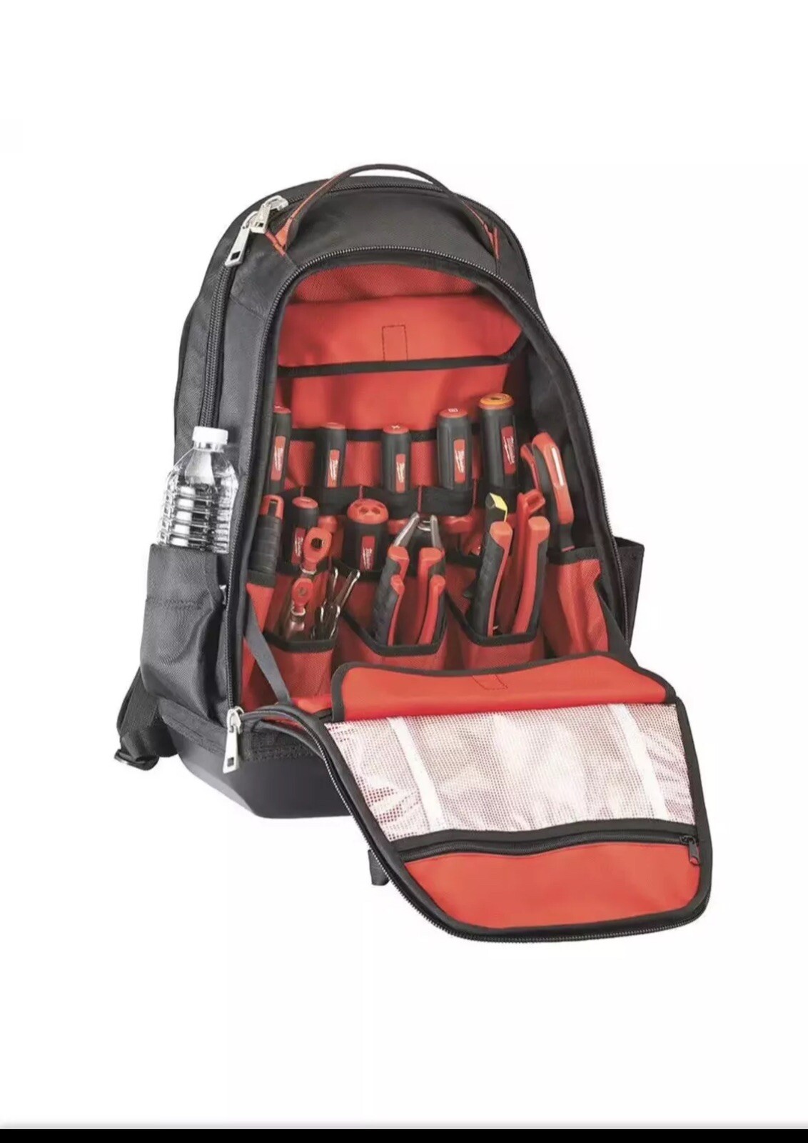 Milwaukee 48-22-8200 35 Pocket Impact Resistant Jobsite Backpack, 1680 Ballistic