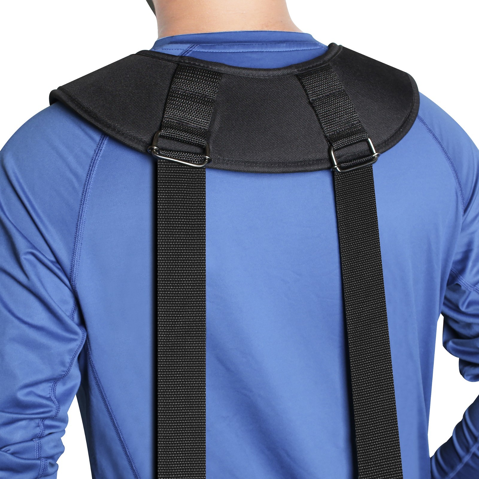 Trutuch Black Nylon Work Suspender With Pockets, Stronghold Suspension System