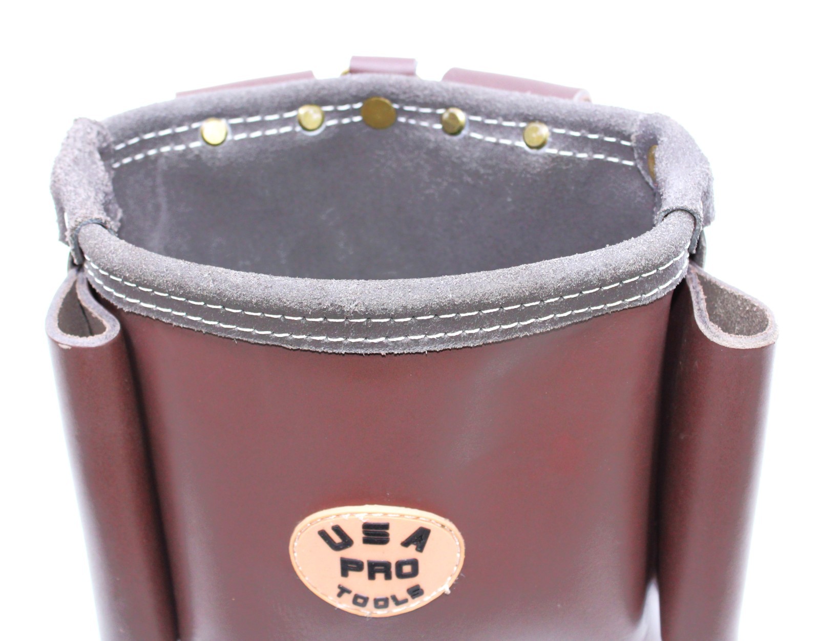 Heavy Duty Oil Tan Leather Iron Worker’s Nuts-Bolts-Nails Tool Pouch Belt Holder