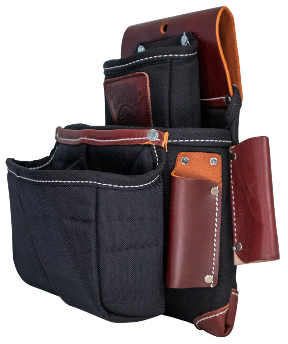 Occidental Leather B8064 Black Oxy Lights™ Fastener Bag with Double Outer Bag