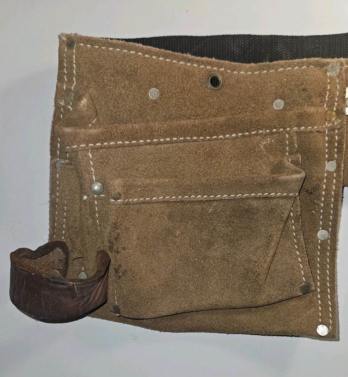 CLC Custom Leathercraft Carpenters Work Leather Tool Belt VTG 18″