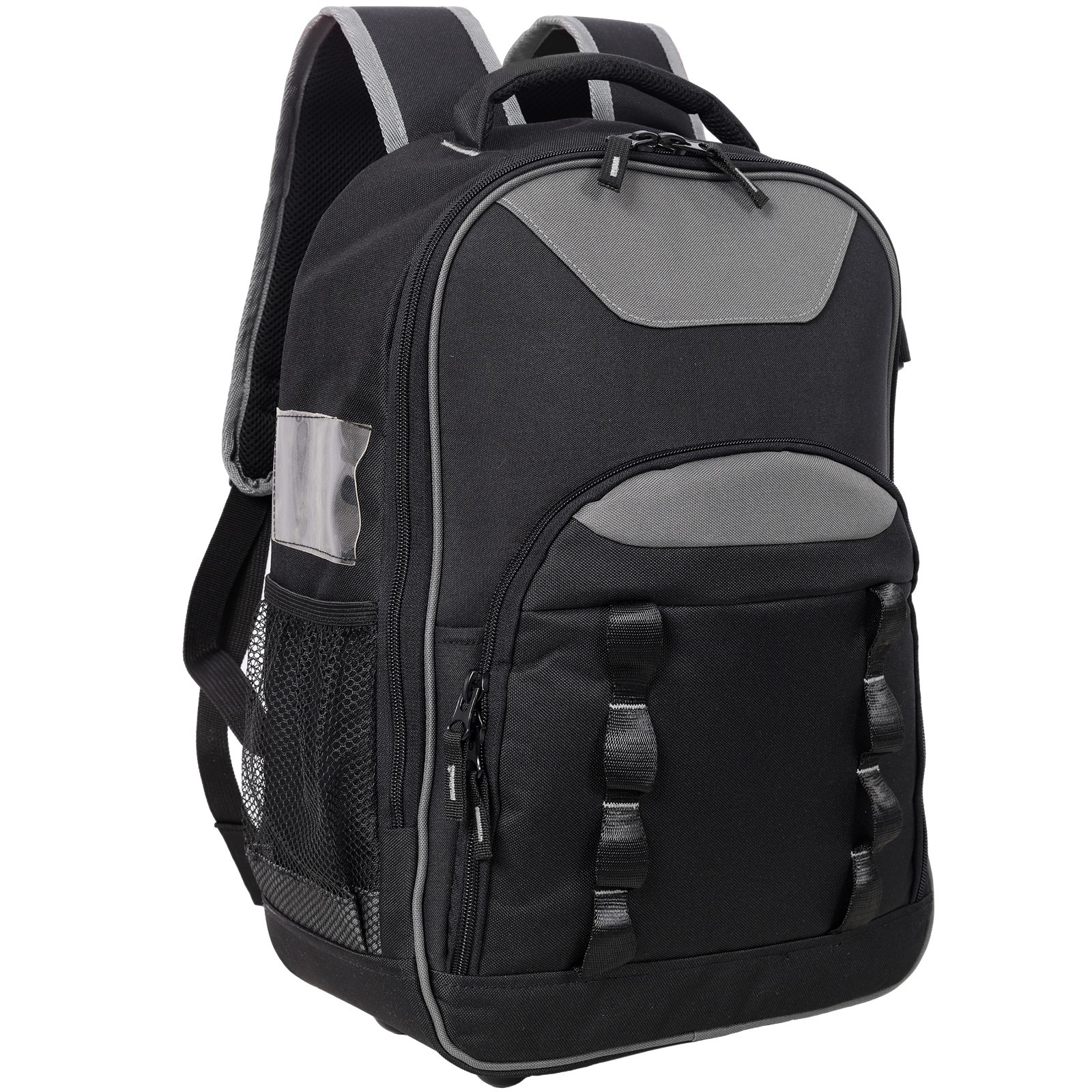 Oxford Cloth Multifunctional Tool Backpack, Heavy-Duty Tool Bag Multiple Pockets