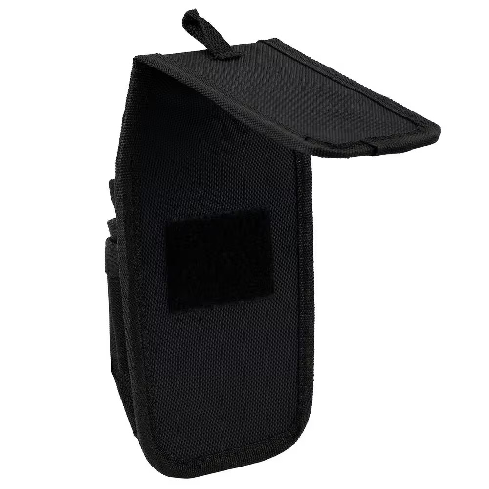 Husky Tool Belt Pouch 5 Pocket Heavy Duty 1680D Poly Black Utility Knife Holder