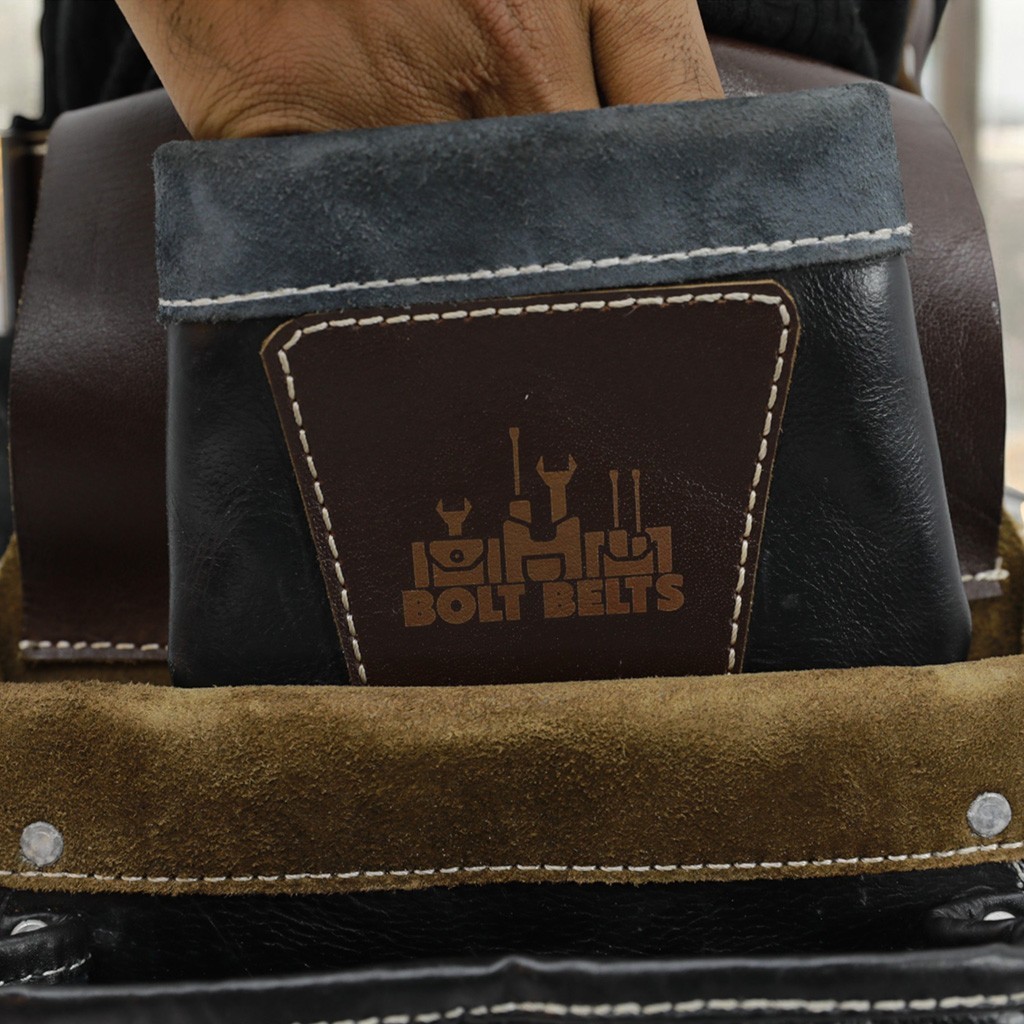 Halloween Leather Electrician Tool Belt – Durable Work Gear Pouch