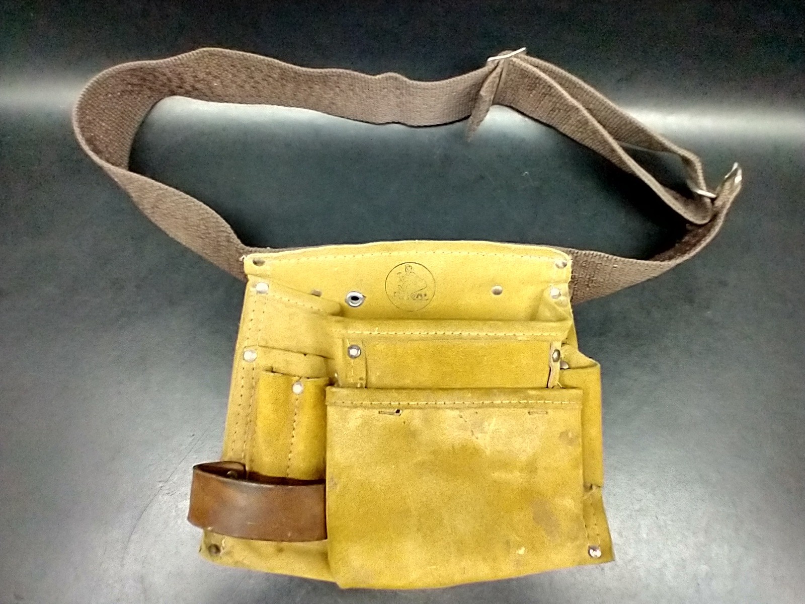 Tool Belt Nail Pouch JURAL B-103 Leather Construction Handmade in USA