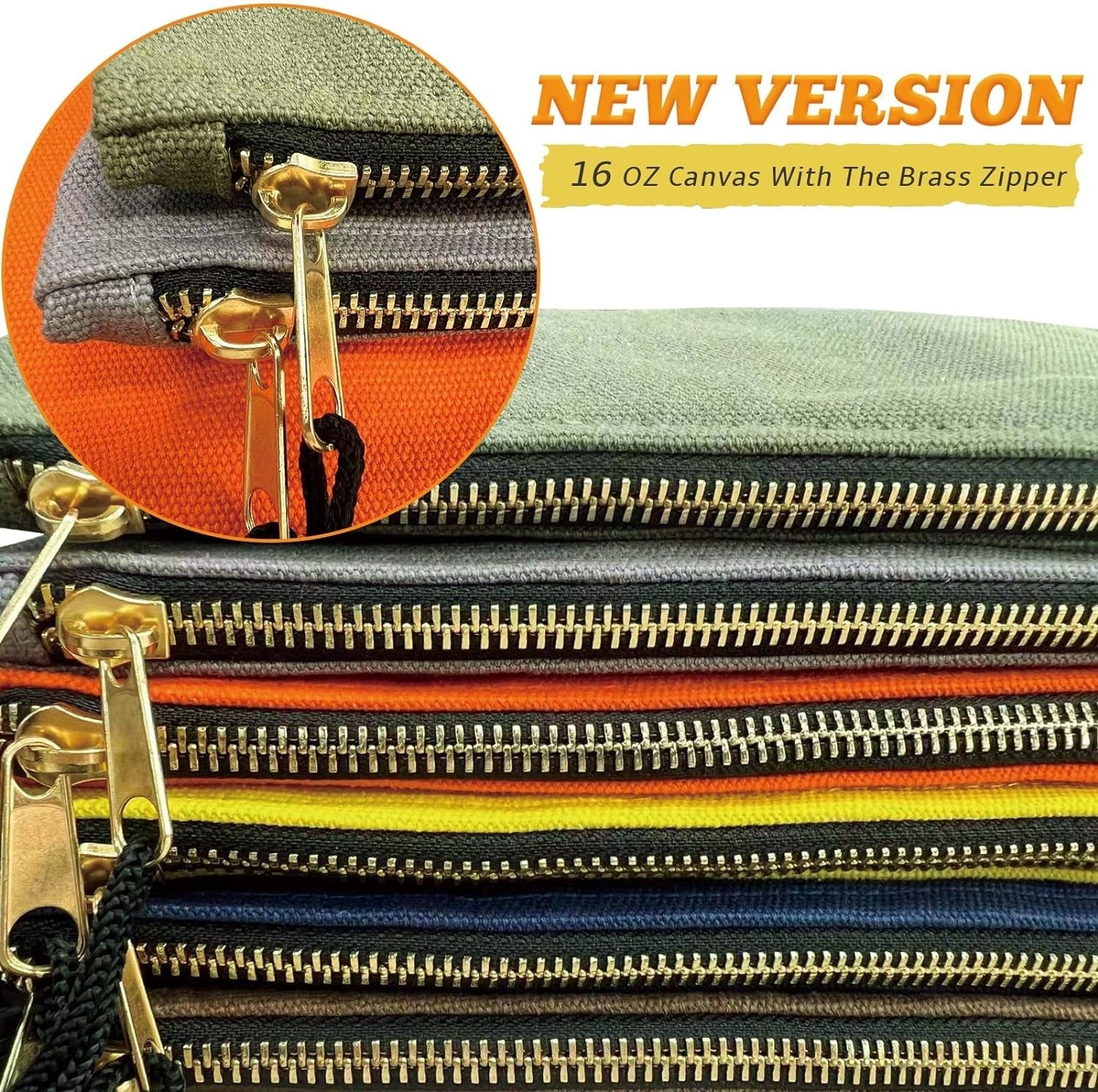Lightweight Heavy Duty Canvas Tool Bags Set of 7 Perfect for Home and Workshop
