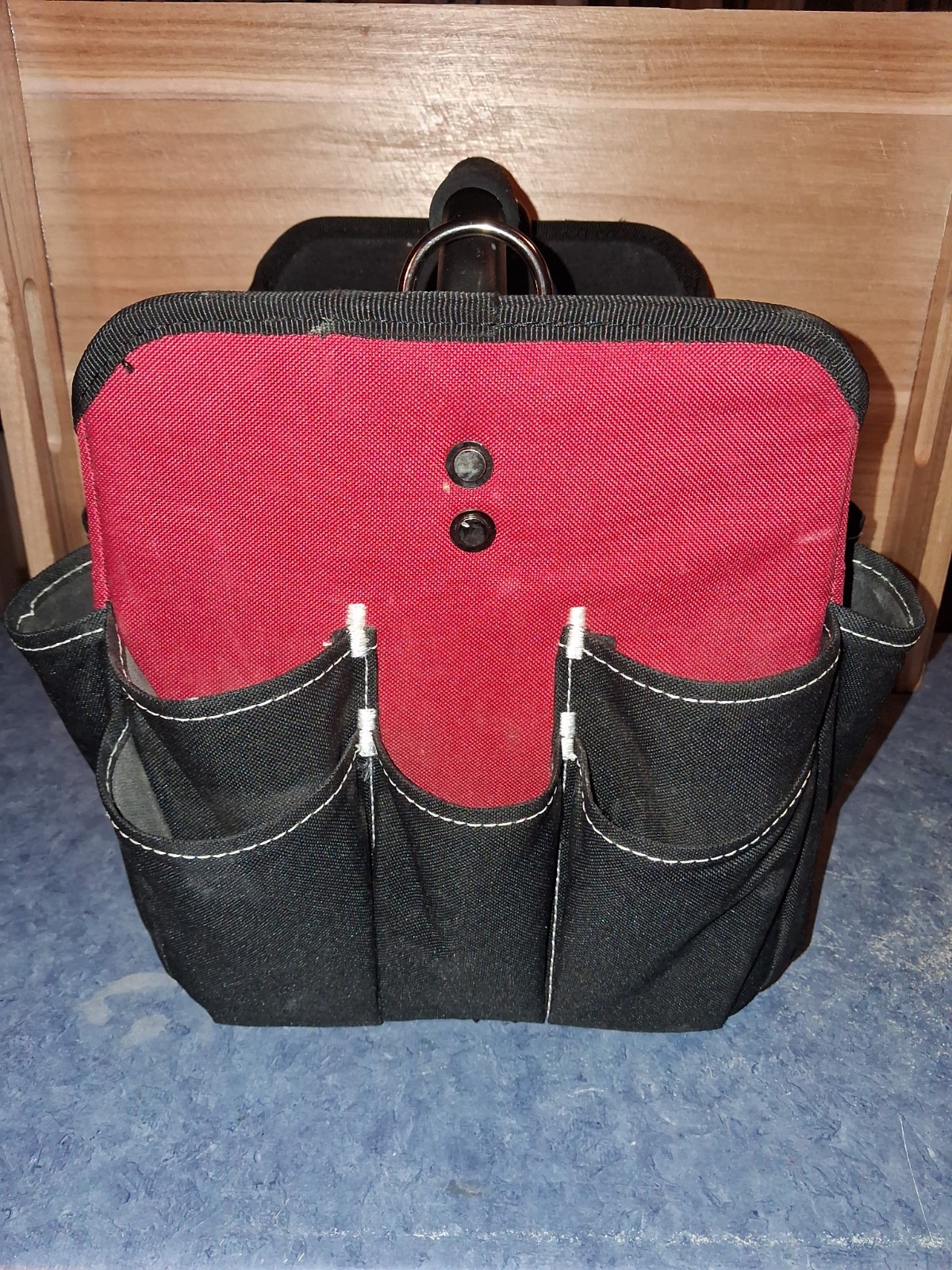 Husky 22 Pocket Tool Hard Storage Tote-Electrician-Lightly Used-No Damage!