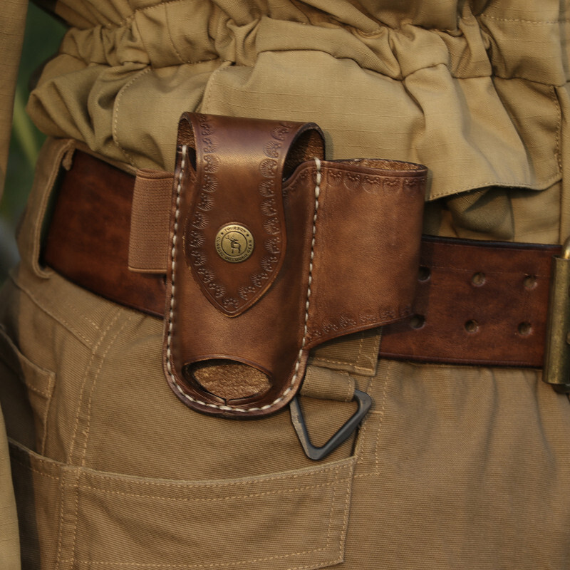 TOURBON 3-in-1 Tools Belt Holster for Knife/Flashlight/Pencil US-Special offer